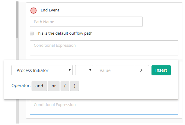 Constructor de expresiones condicionales